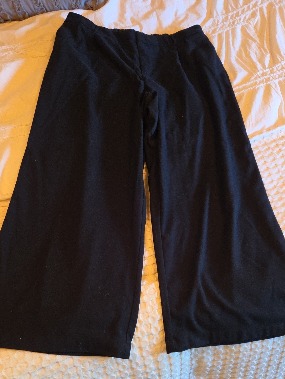 Ava & Viv Black Wide-Leg Dress Pants Size 18
